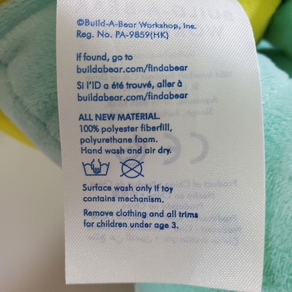 🔴 Build A Bear Workshop Pokemin Squirtle Plush Turtle Retired BABW - Picture 6 of 7